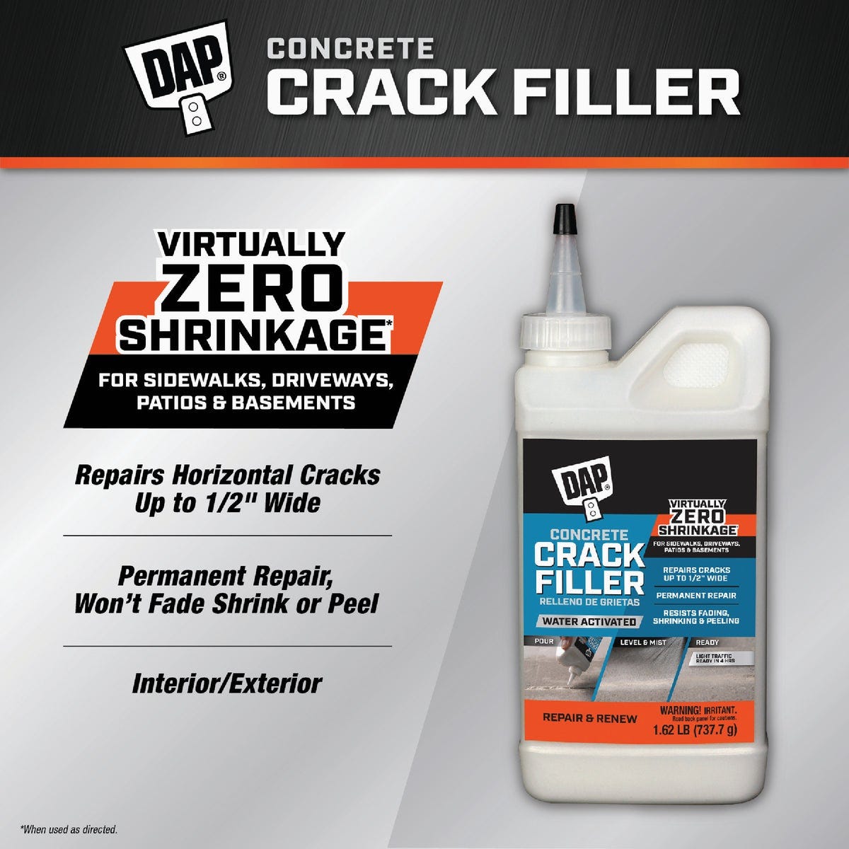 DAP 16 Oz. Concrete Crack Filler Dry