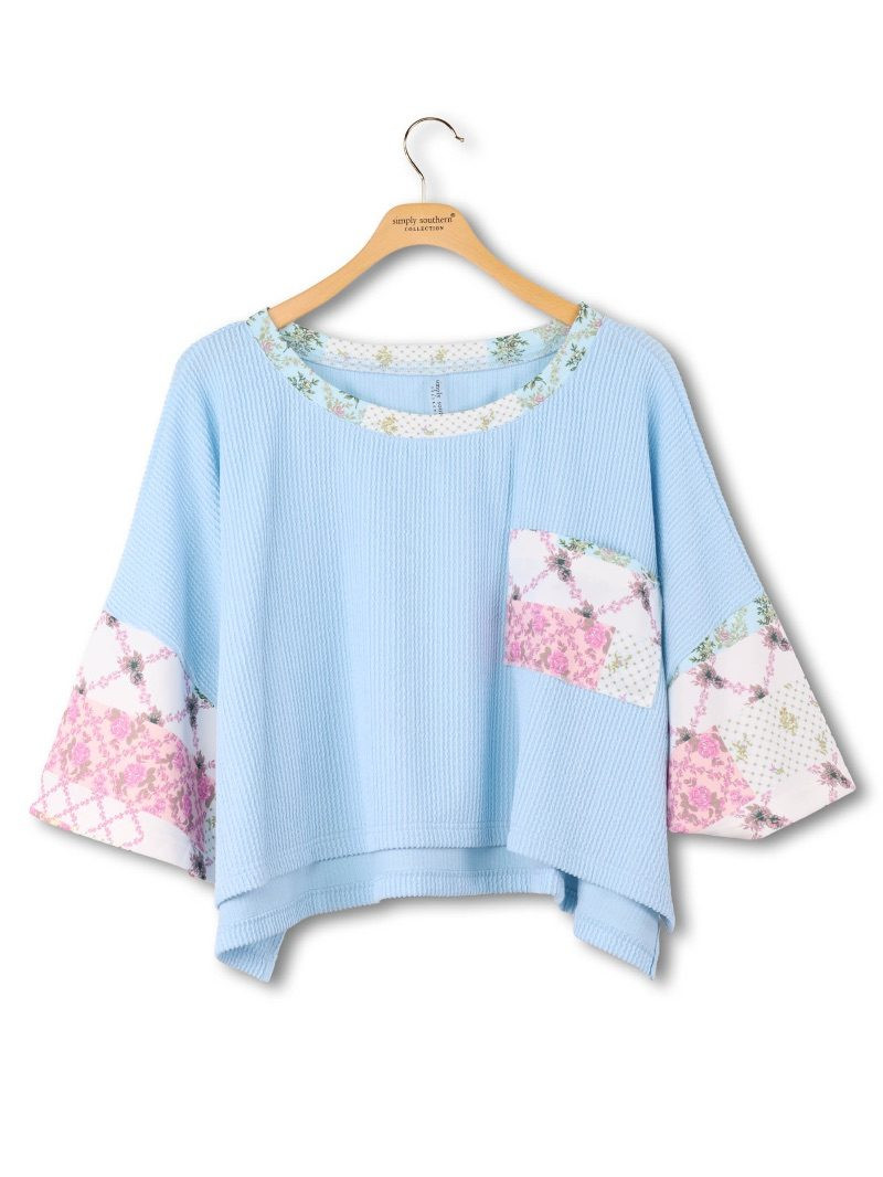 0126-TEE-CRP-CRD-TRLPTCH - Simply Southern Outlet