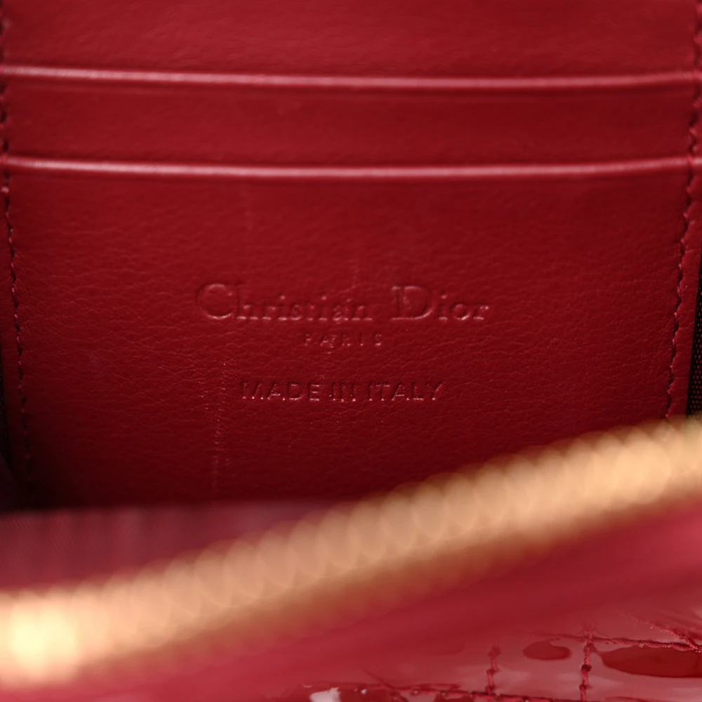 Replica Dior Lady Phone Holder with Gold Hardware Guide