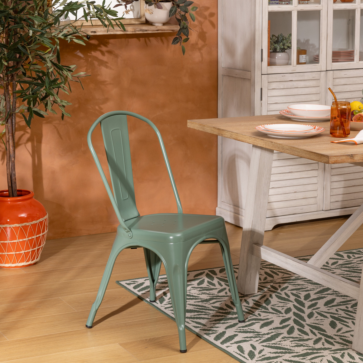 Chair "Niko" Olive Green, 1 seat