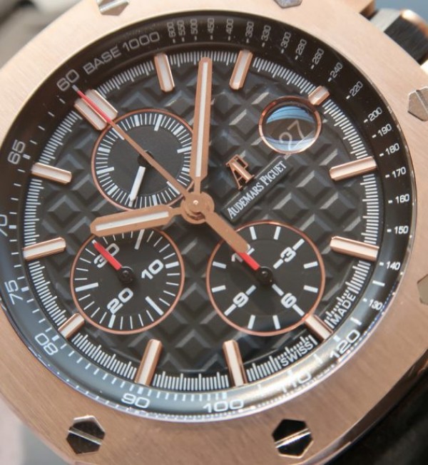Replica Audemars Piguet JF Royal Oak Offshore 2017 RG Updated Black Ceramic Bezel A3126 - Elite Watch Atelier