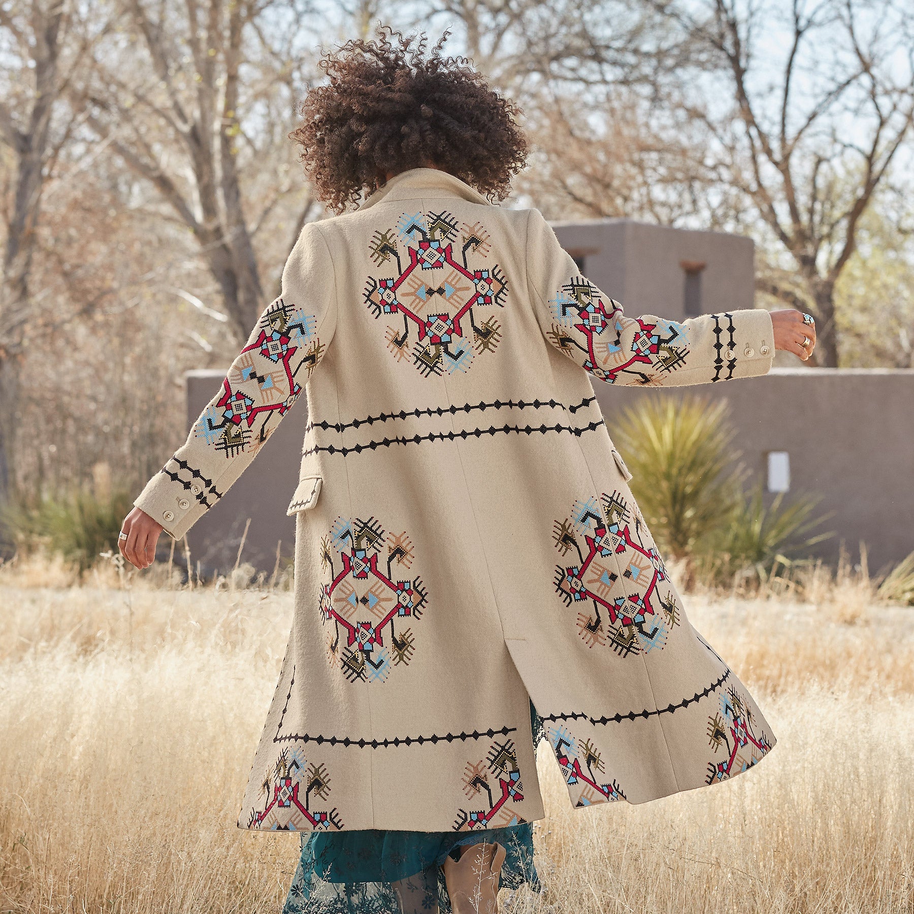 Cardiff Folk Coat, Petite - Sundance Clothing