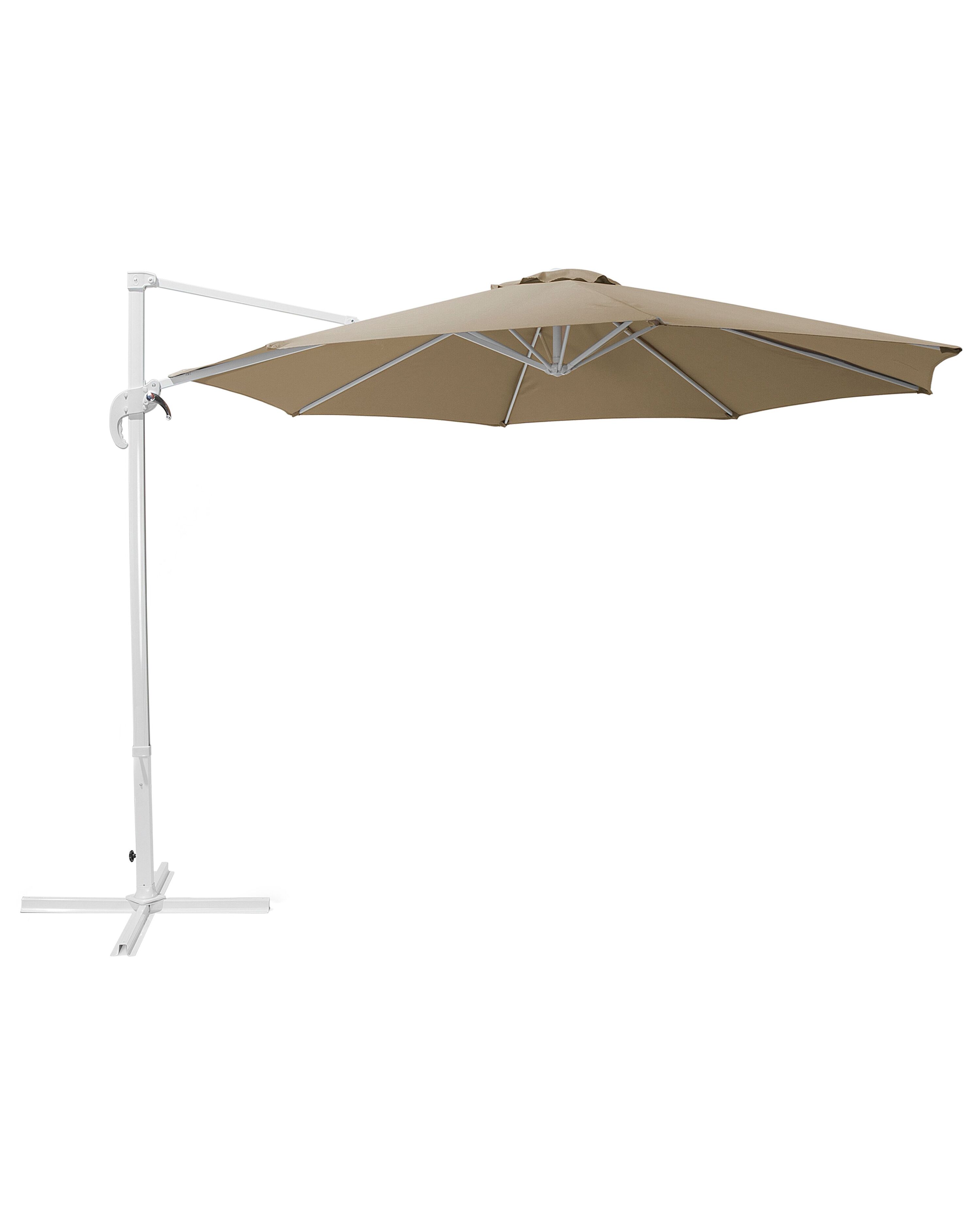 Cantilever Parasol 300 cm SAVONA Sand Beige Beige