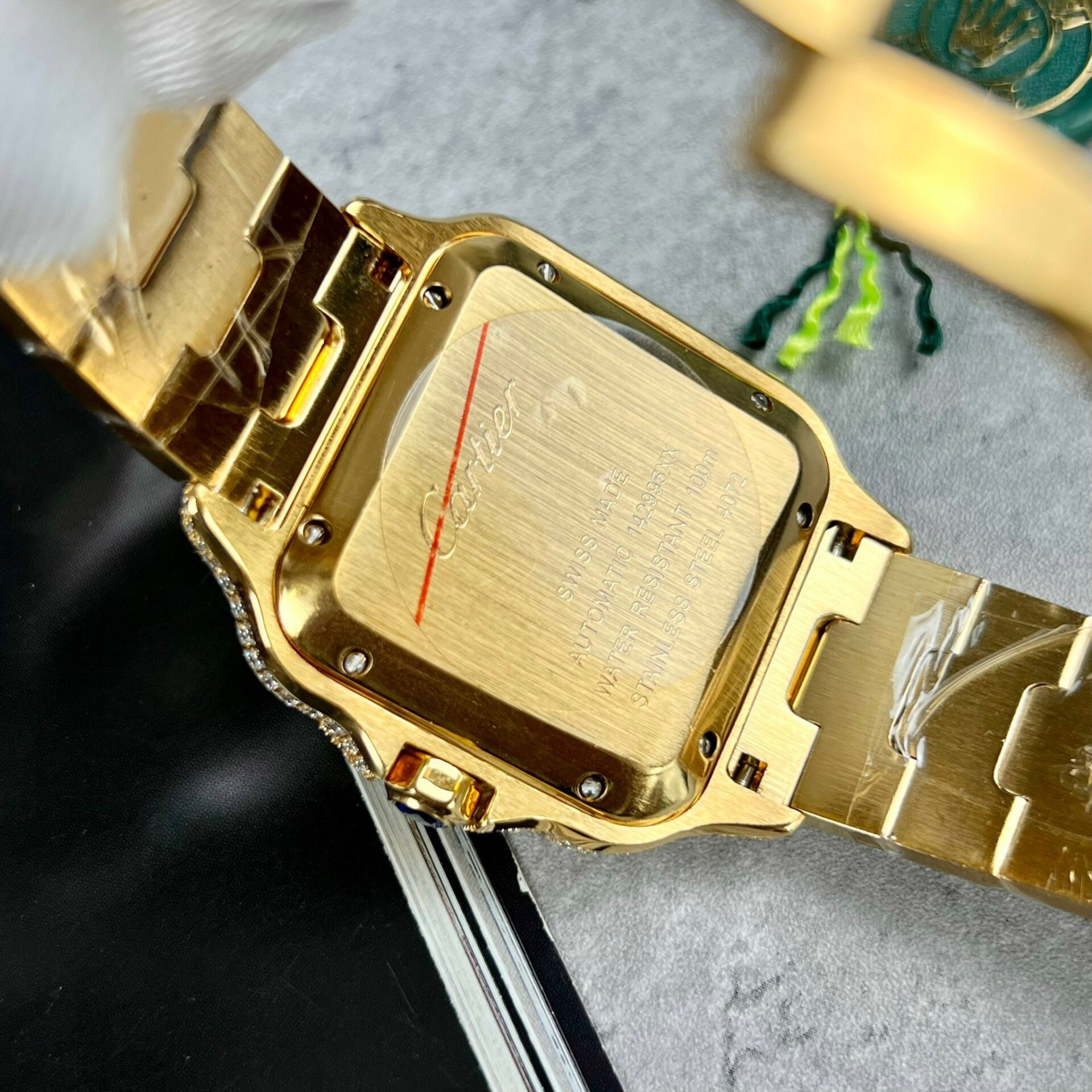 Cartier Santos Replica 1:1 Watch With Stone BV Factory 39.8mm - Top club