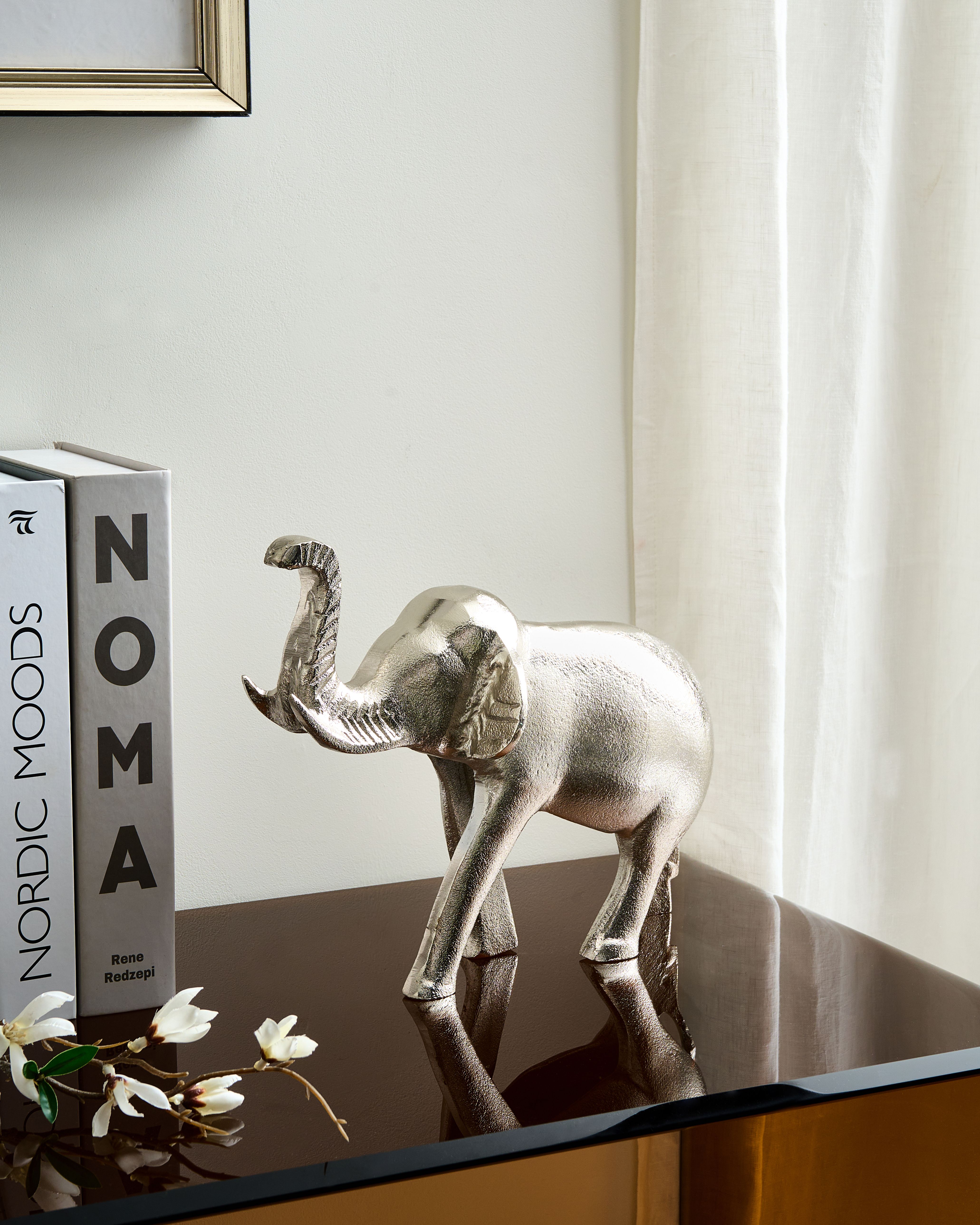 Figurine Elephant MIOGOST Metal Silver