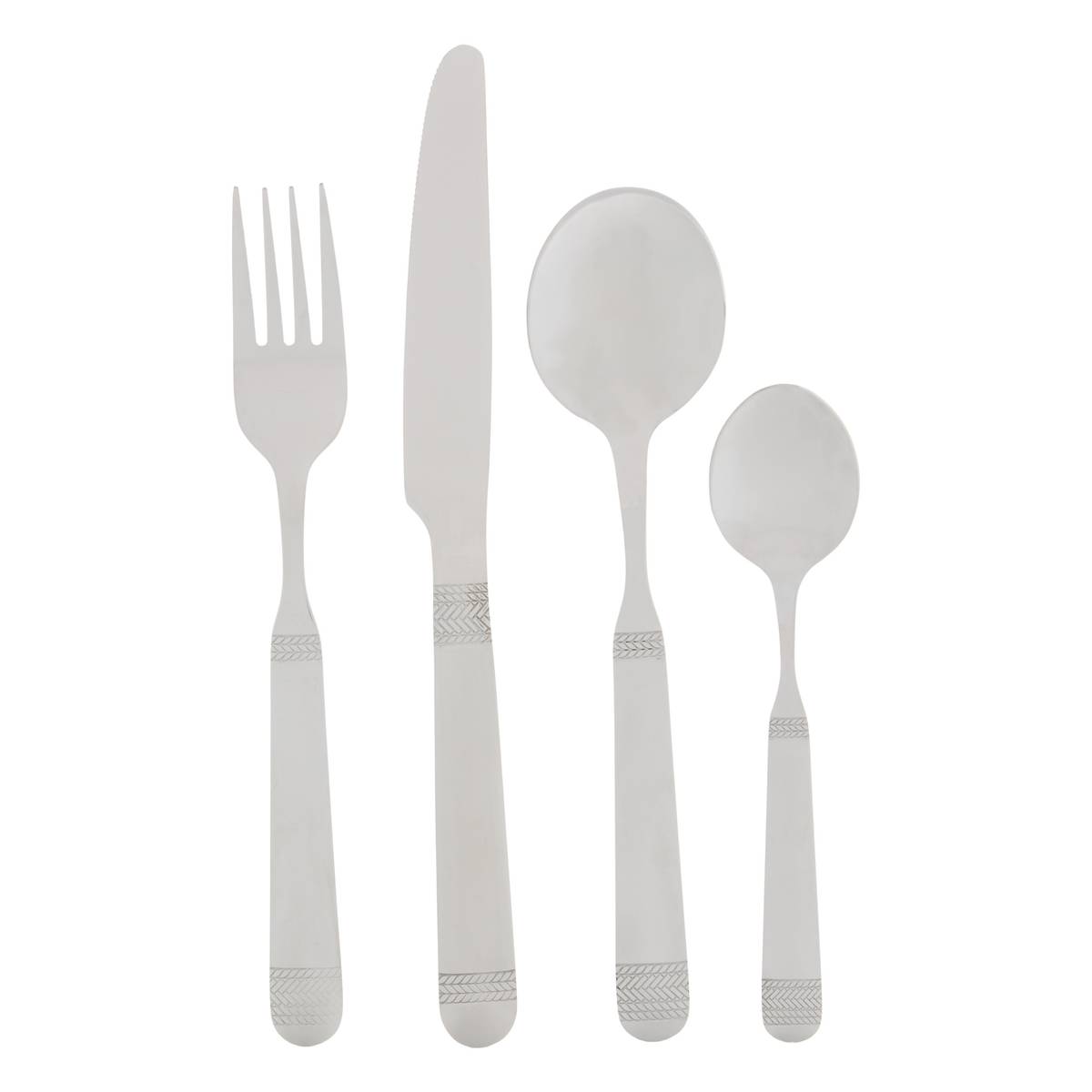 "Sacha" Cutlery Set Stainless steel, Silver