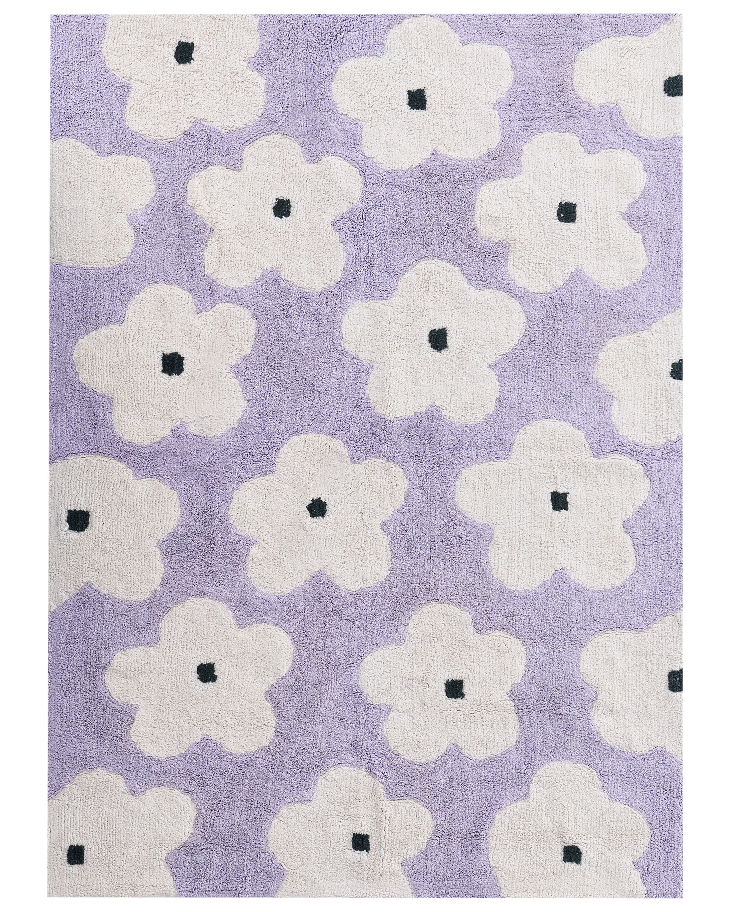 Kids Rug MOKHVA Light Violet 140 x 200 cm Cotton
