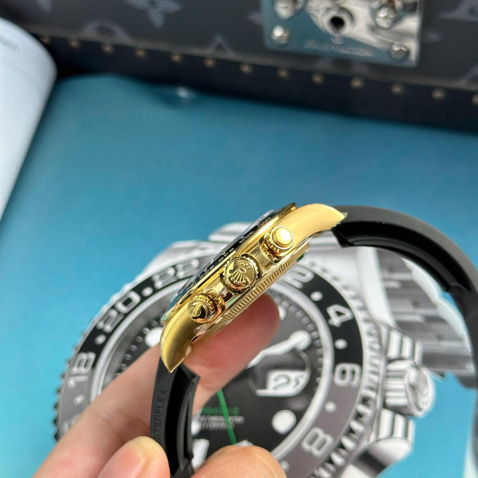 Rolex Cosmograph Daytona 126518LN Copies Watches Turquoise Blue Lacquer Dial THB Factory 40mm - Top club