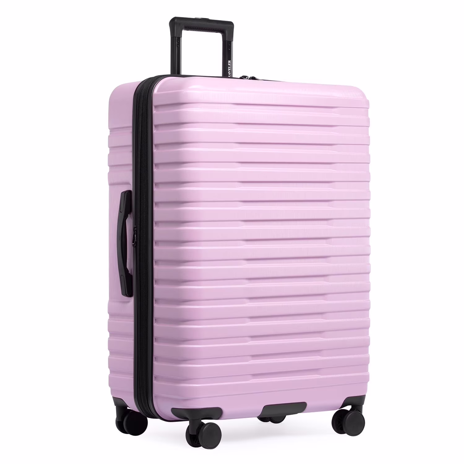 U.S. Traveler Boren Hardside Rugged Spinner Luggage, Lavender, 30" Checked Large