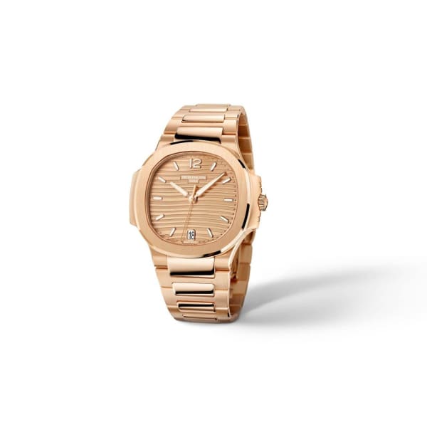 Patek Philippe Nautilus Rose Gold 7118-1R-010 with Golden Brown Opaline dial(1:1 replica) - Top club