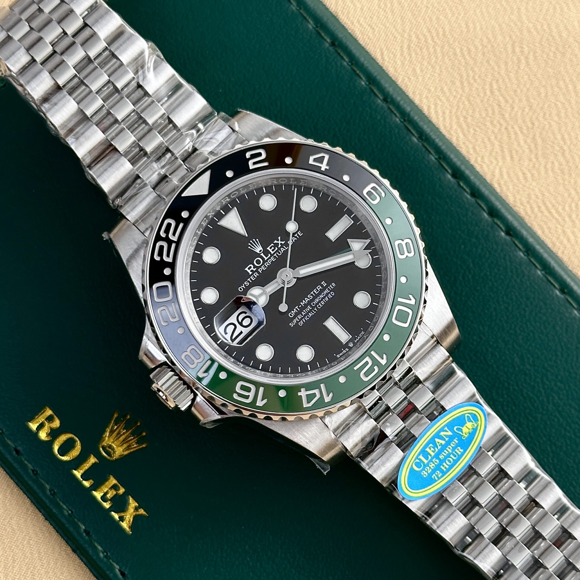Rolex Replica Watch GMT-Master II 126720VTNR Sprite Jubilee Strap Clean Factory 40mm - Elite Watch Atelier