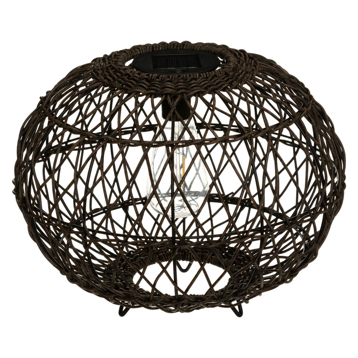 Solar lamp "Ball" Black, D.31 cm