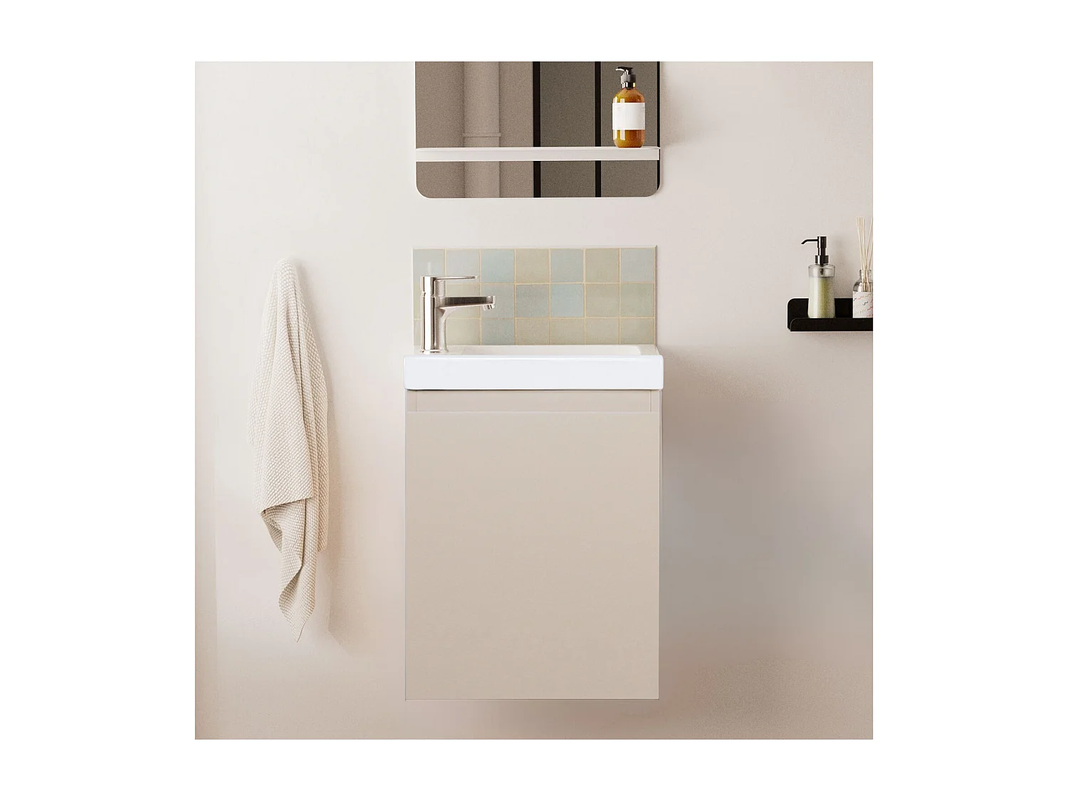 Meuble lave-mains LISA suspendu 41 cm