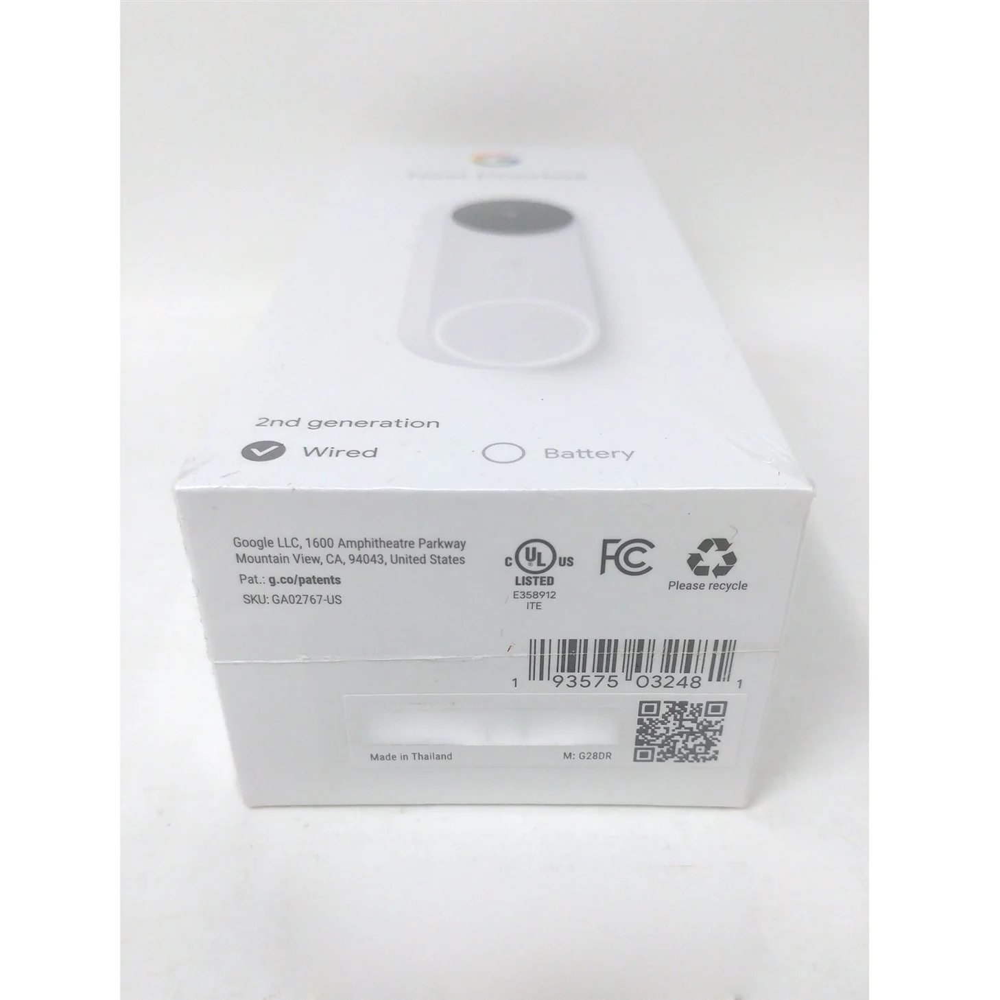 Google Nest Doorbell (Wired, 2nd gen) - Video Doorbell Camera - Doorbell Security Camera - Snow - Image 8