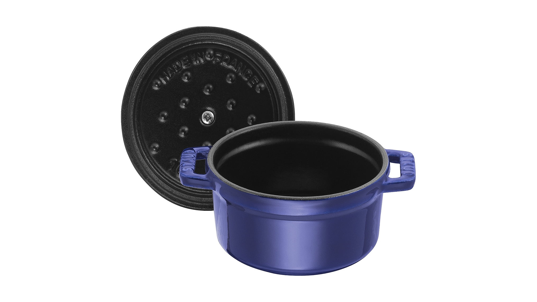 Staub Cast Iron 2.75-qt Round Cocotte - Basil - Image 21