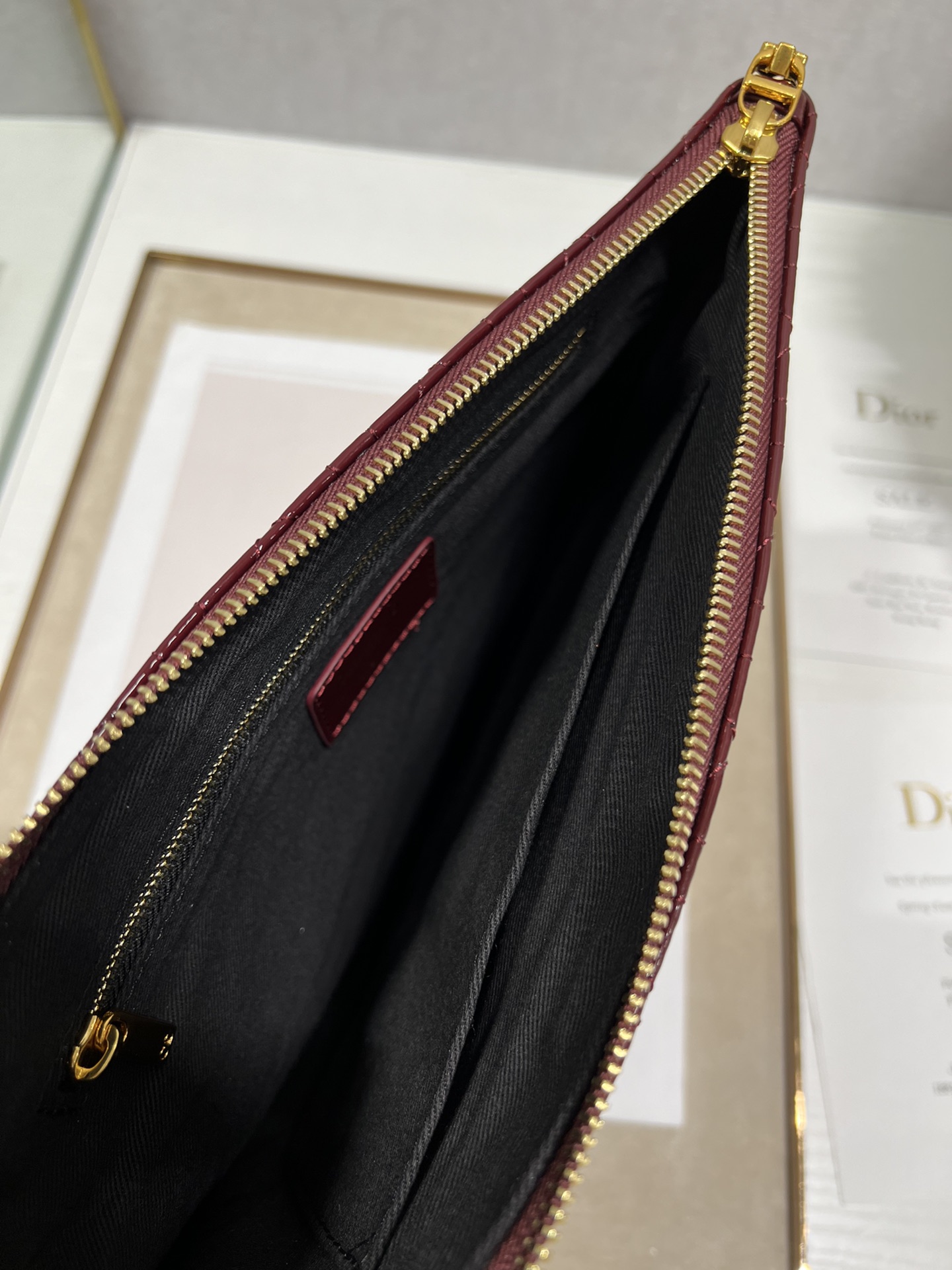 Large Caro Daily Pouch Black/Grey/Brown For Women 12in/30cm S5086UWHC_M9001:1High-quality replica