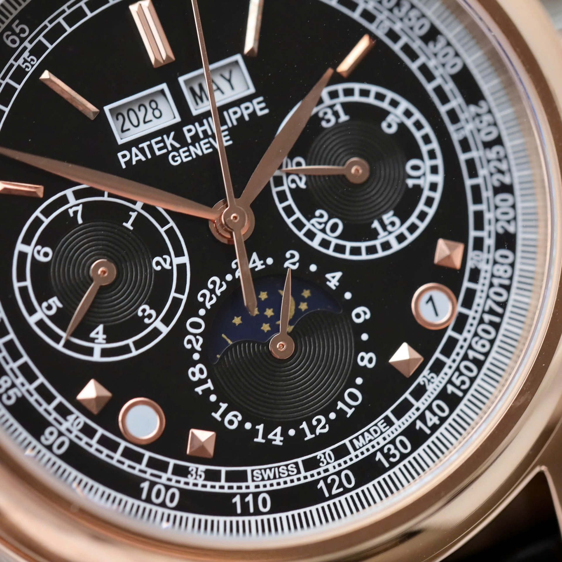 Patek Philippe Grand Complications 5270J Leather Strap Fake Watch 41mm - Top club