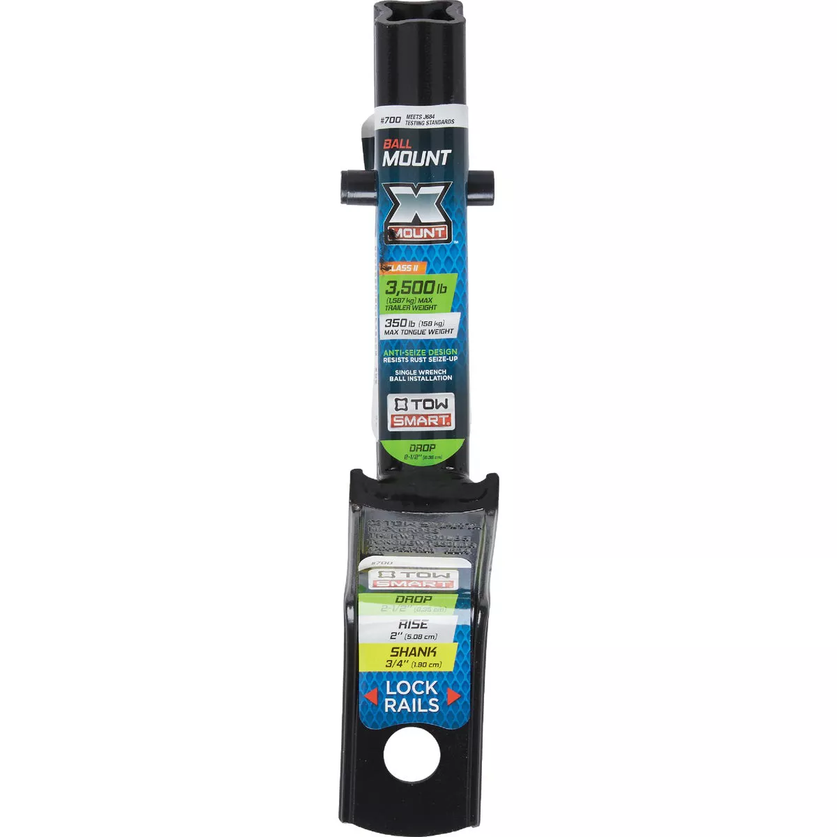 TowSmart X-Mount Class II 2-1/2 In. Drop Hitch Draw Bar, 3500 Lb. Capacity