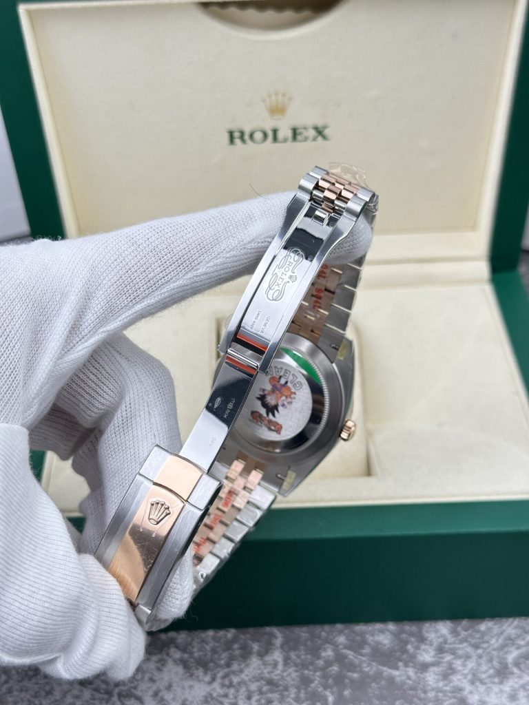 Rolex Replica Watch DateJust 126331 Demi Rose Gold Black Dial Clean Factory 41mm - Top club