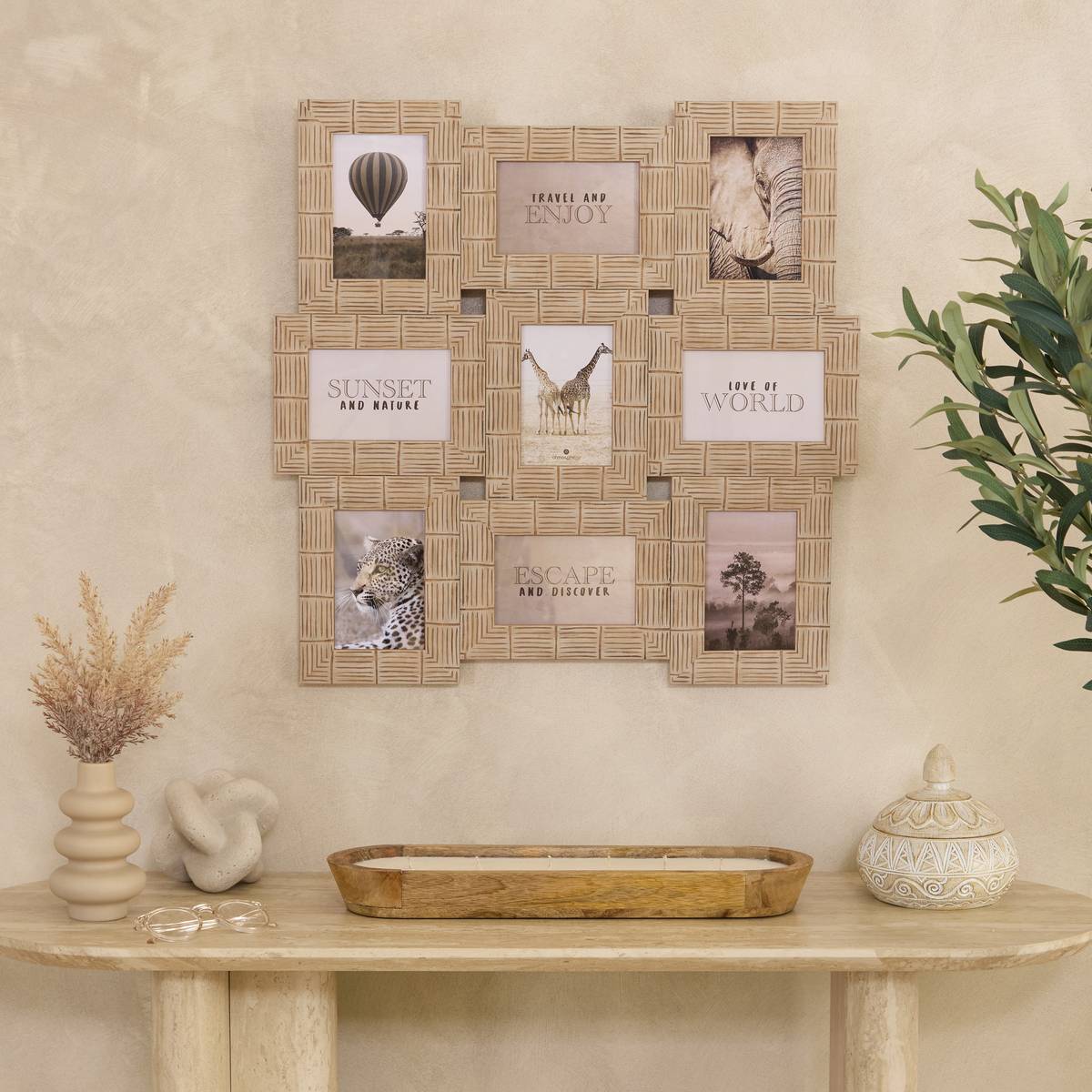 Memo Board "Isis" Beige, 58.2x58.2 cm