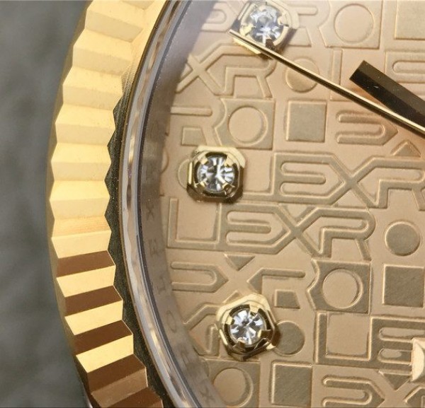 Replica Rolex DateJust 41mm SS/YG YG Textured Dial YG Wrapped Fluted Bezel SS/YG Bracelet A2836 - Top club