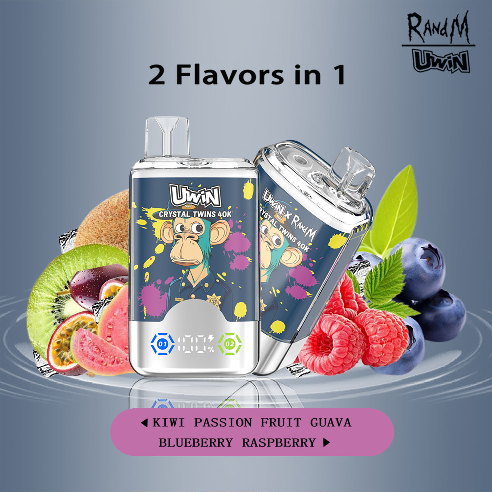 Uwin Crystal Twins 40K Disposable Vape