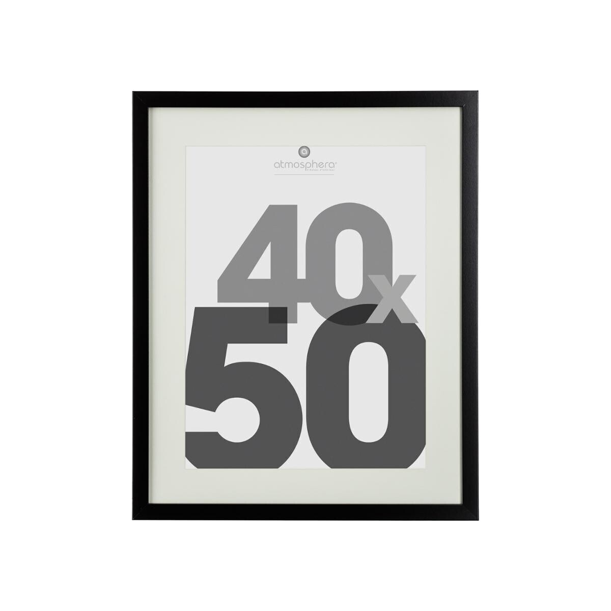 Wooden photo frame"Eva" Black, 40x50 cm