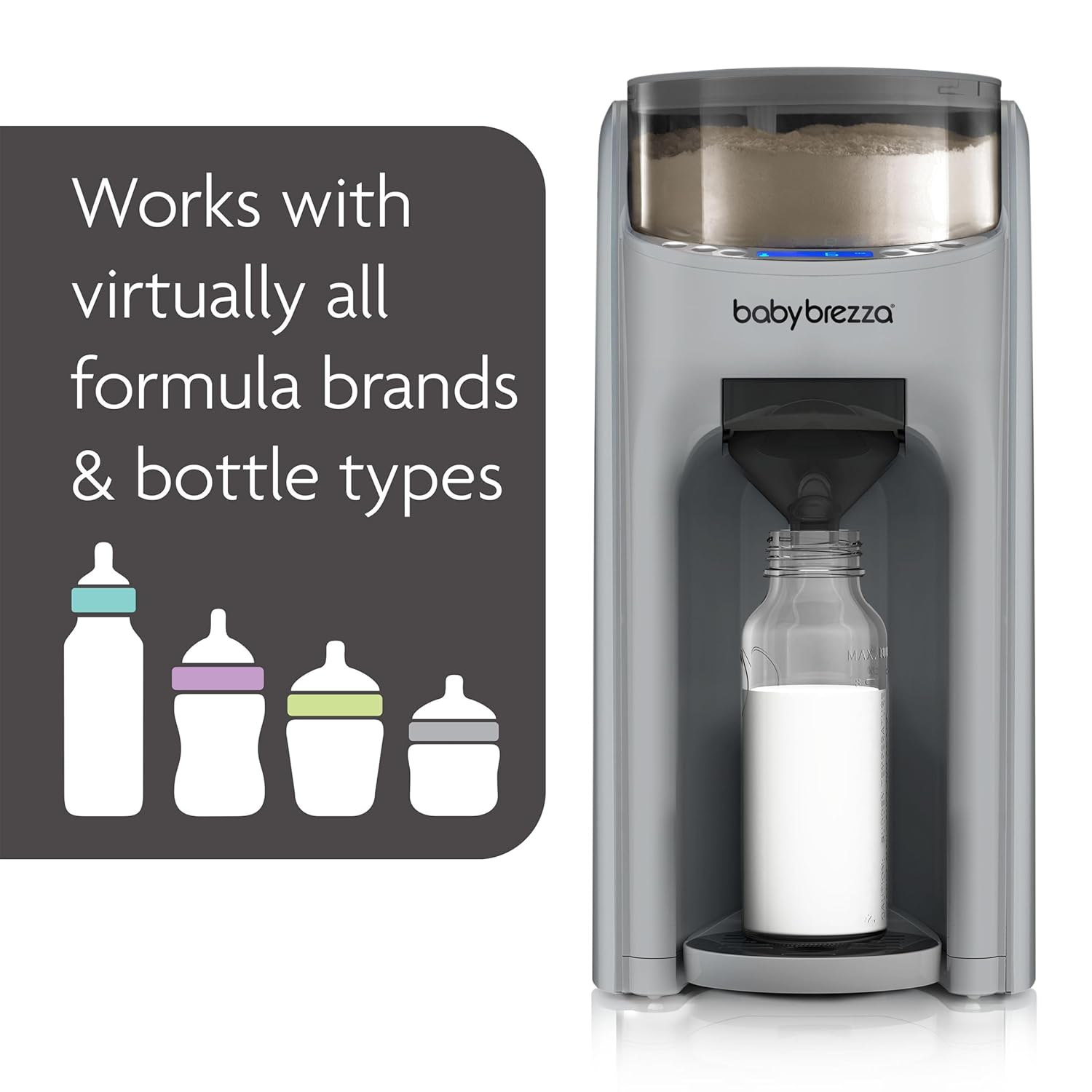 Baby Brezza Formula Pro Advanced Dispenser, Automatic Warm Formula Maker, BPA-Free, White - Image 17