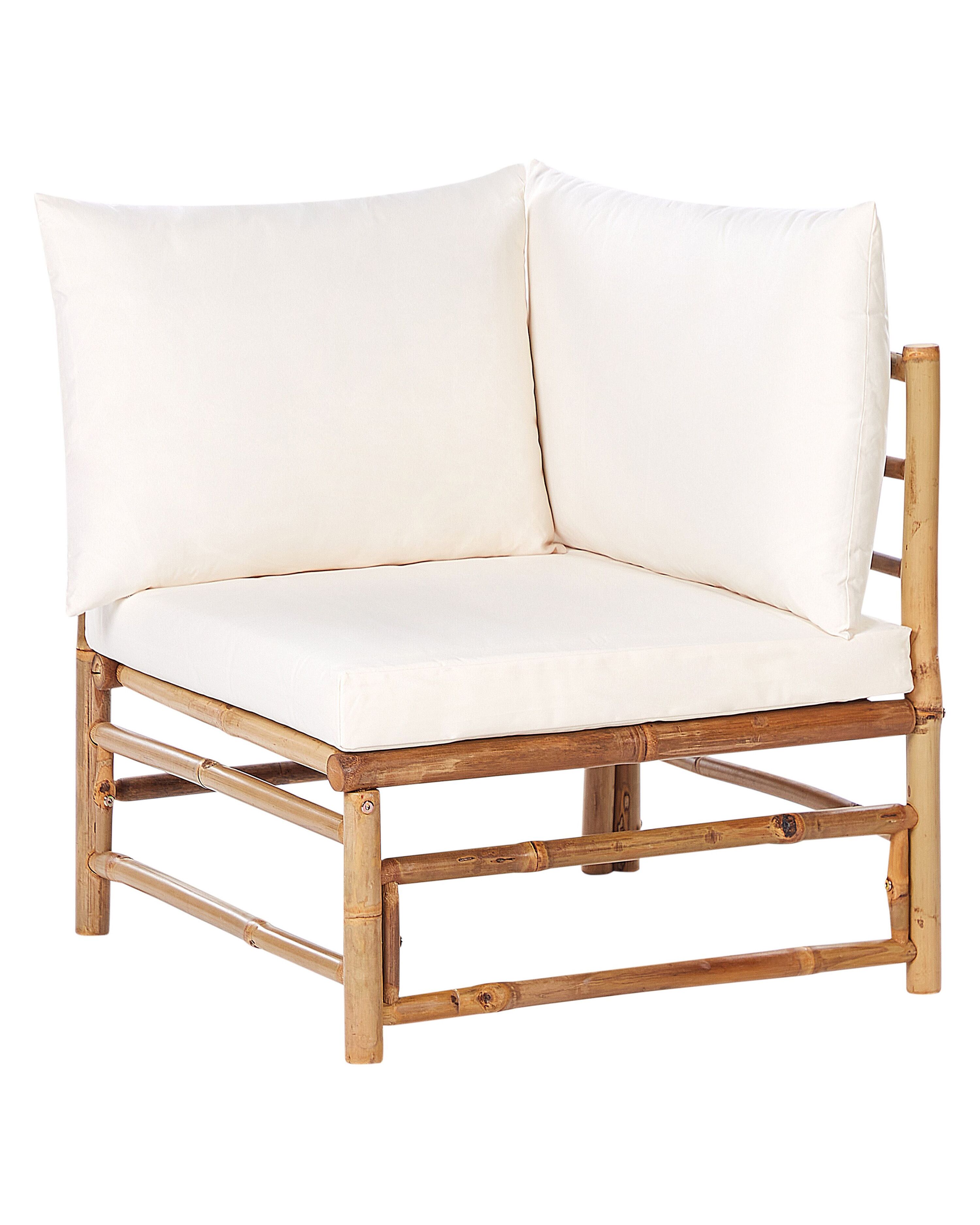 Garden Corner Section CERRETO Bamboo Off-White