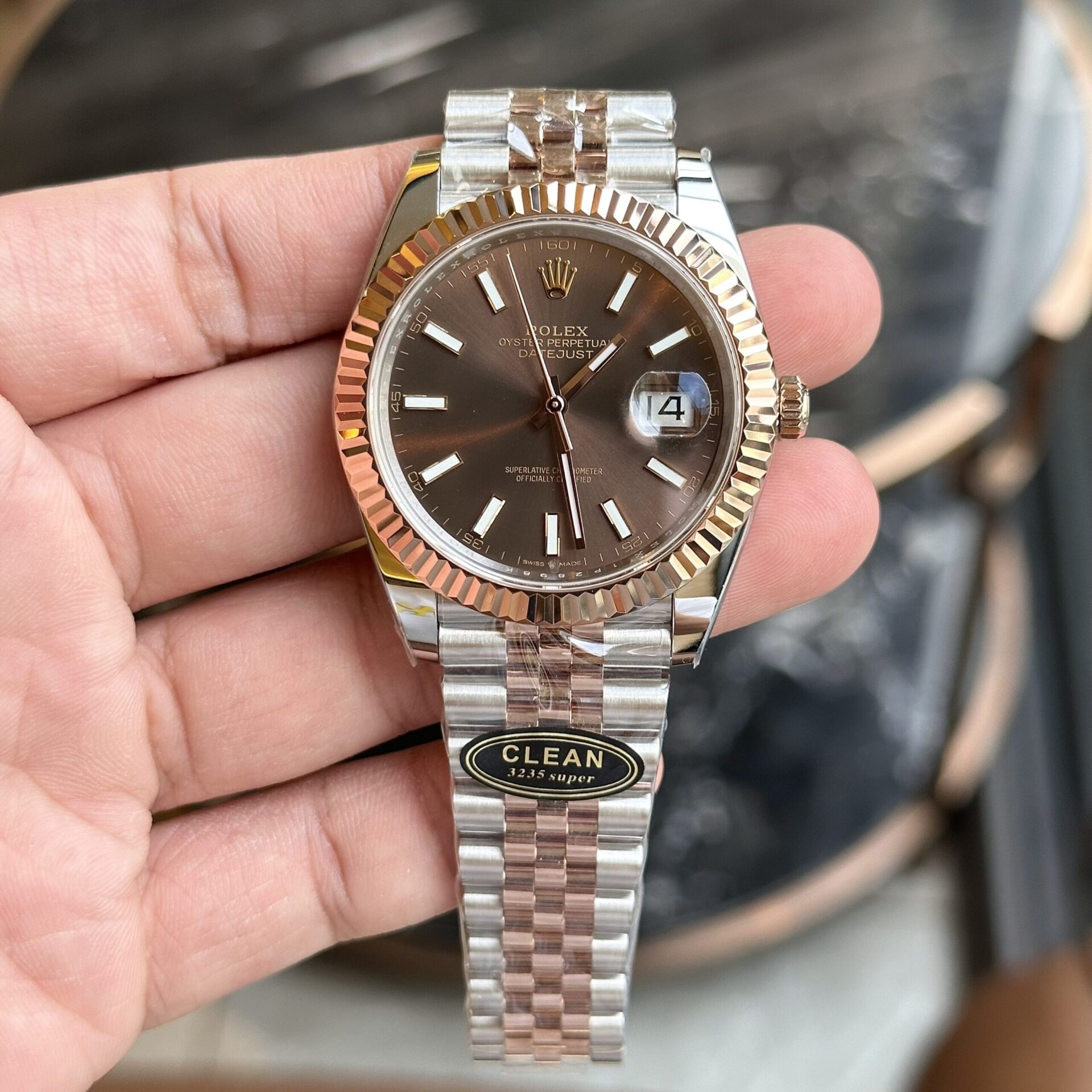 Rolex Replica 1:1 Watch DateJust 126331 Chocolate Dial Clean Factory 41mm - Elite Watch Atelier