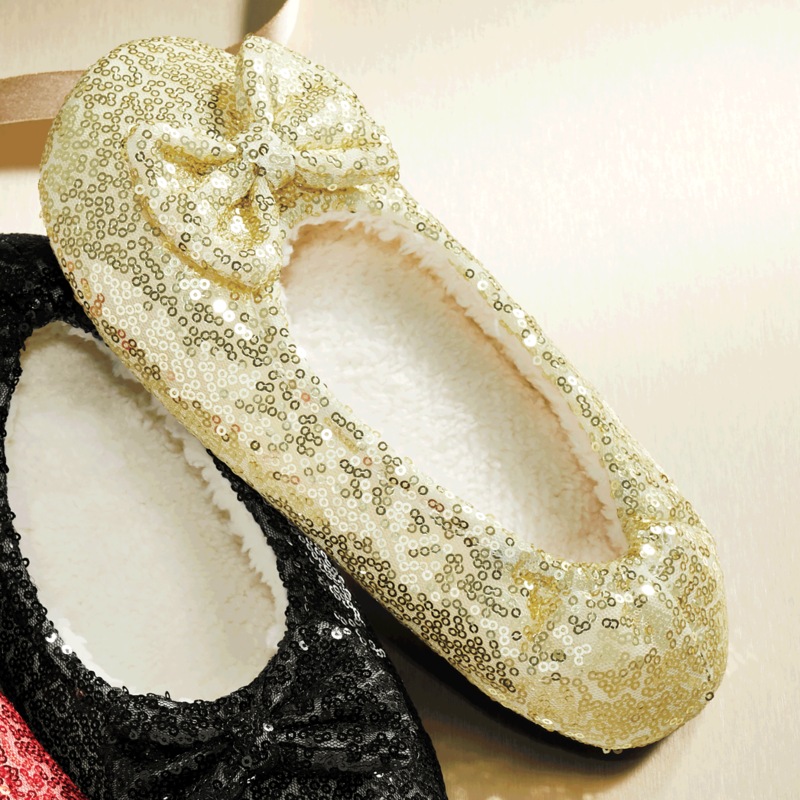 Sequin Fuzzy Footies - MIDNIGHT VELVET CATALOG