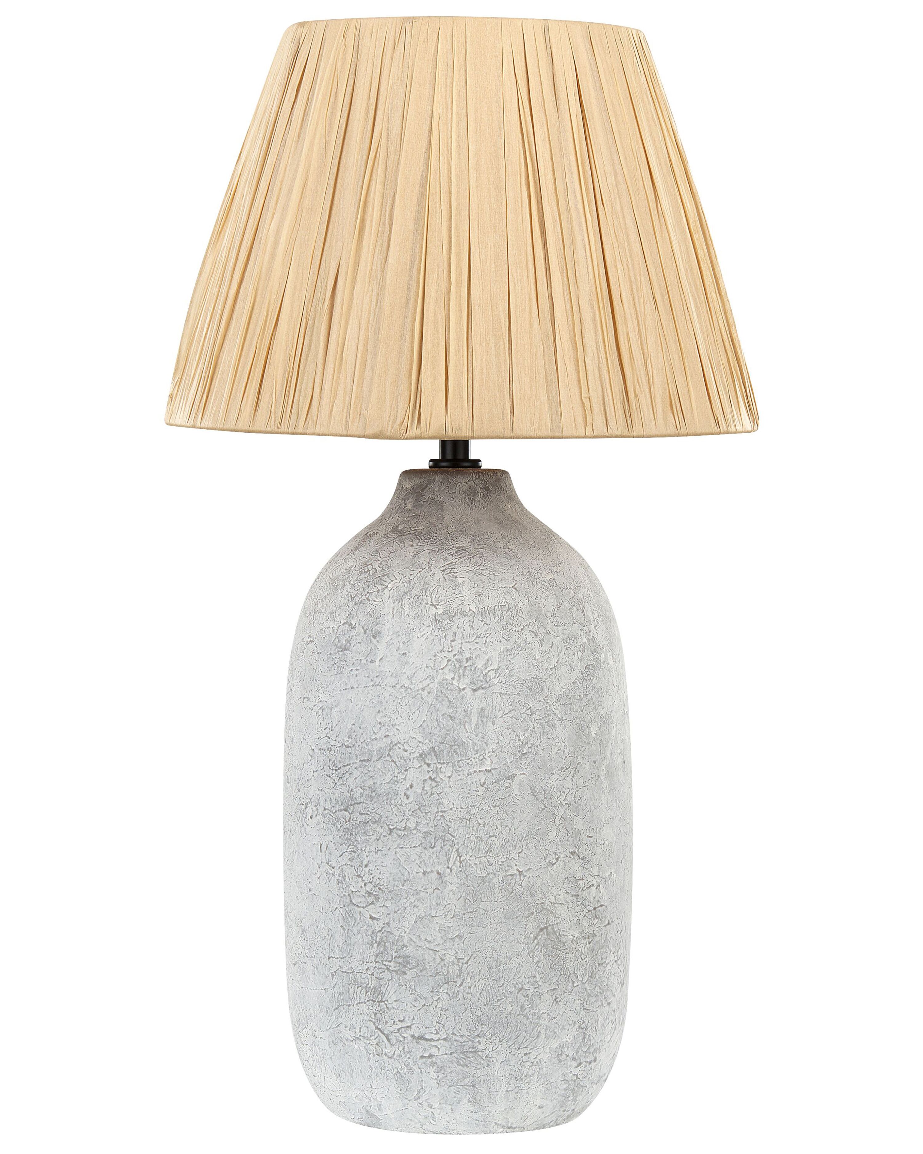 Table Lamp MATILDE Ceramic Grey