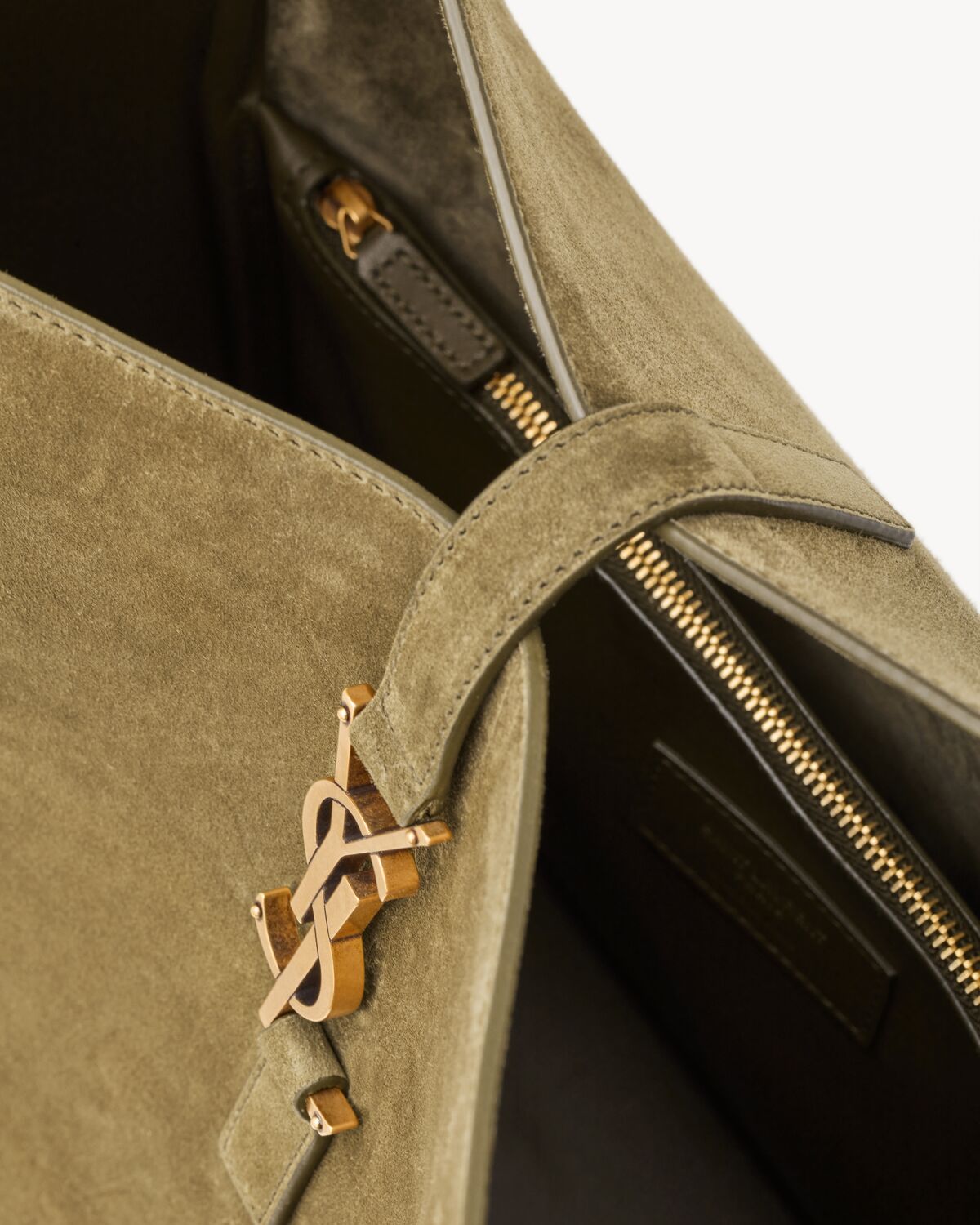 Replicate YSL LE 5 À 7 Supple Large in Suede(1:1 replica)1:1High-quality replica