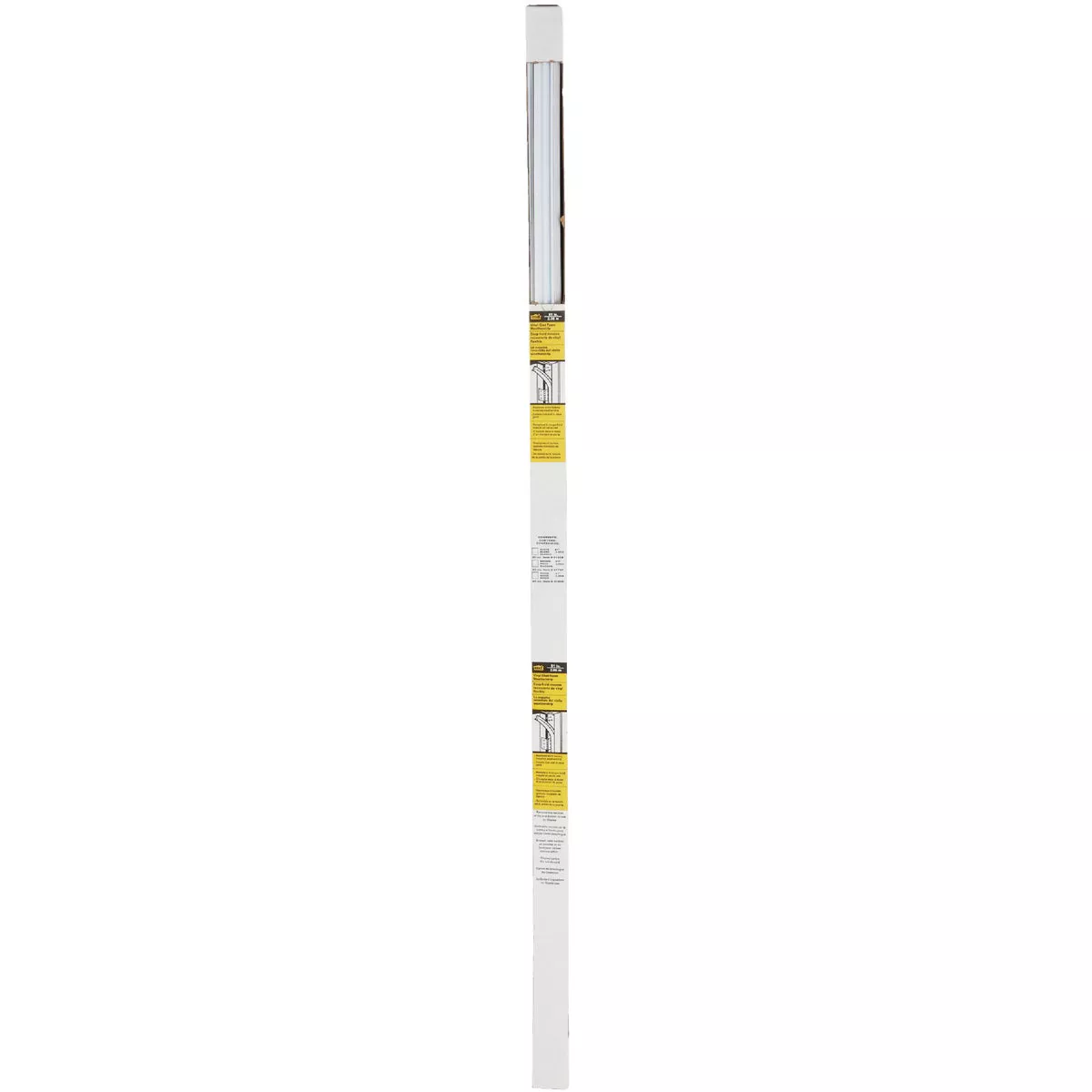 M-D Building Products 81 In. White Vinyl-coated Foam Top and Sides Door Seal for Doors with Kerf/Channel
