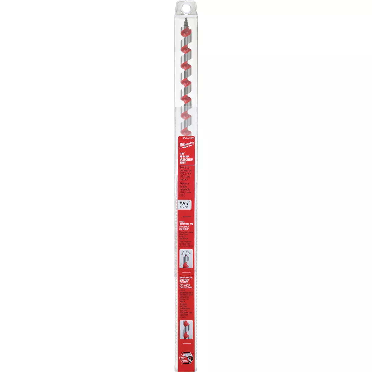 Milwaukee 9/16 In. x 18 In. Ship Auger Bit