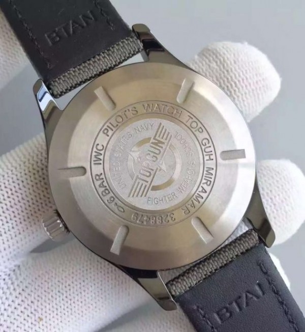 Replica IWC MKF Mark XVIII IW324702 Gray Dial Nylon Strap A2892 - Top club