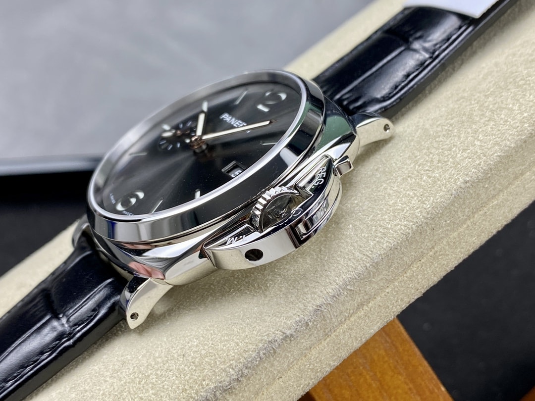Panerai Replica Watch Luminor Due Steel 42mm Black Dial PAM01250 VSF(1:1 replica) - Top club