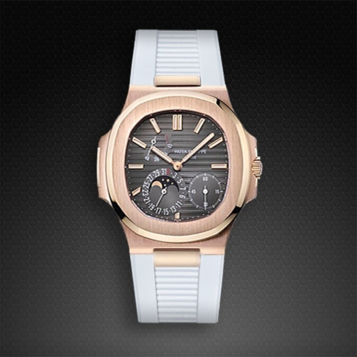Patek Philippe - Rubber B strap for Nautilus 5712 RG / WG(1:1 replica) - Top club