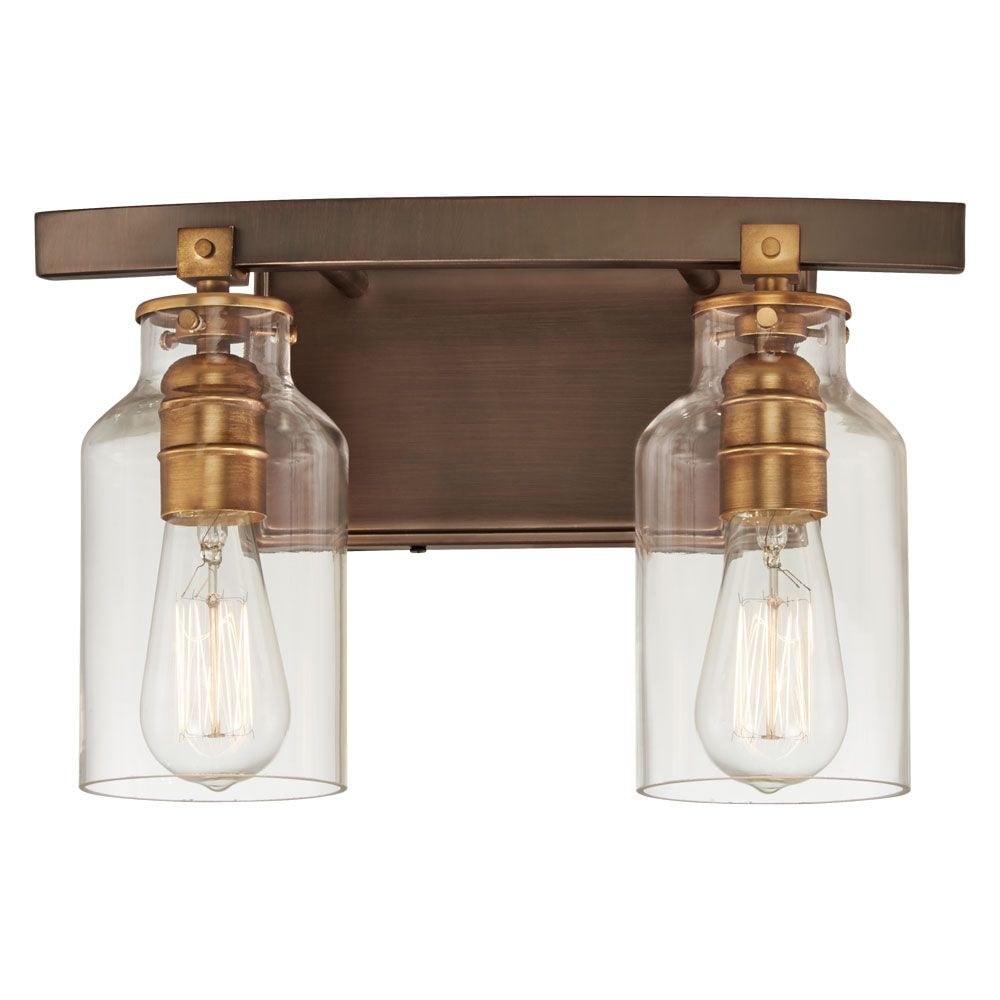 3552-588-Minka Lavery-Morrow - 2 Light Bath Vanity Approved for Damp Locations in Traditional Style - 9.25 inches tall by 14.25 inches wide