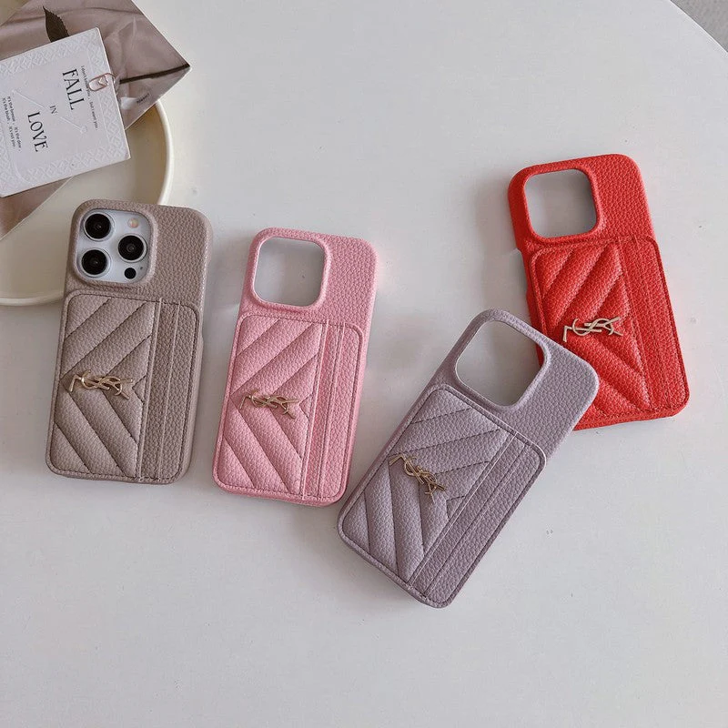 Saint Card Bag Leather iPhone Case - Wholesale & Influencer
