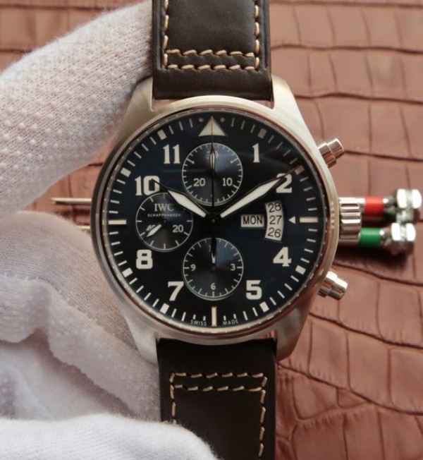 Replica IWC ZF Pilot Chrono 377706 Le Petit Prince Leather Strap - Top club