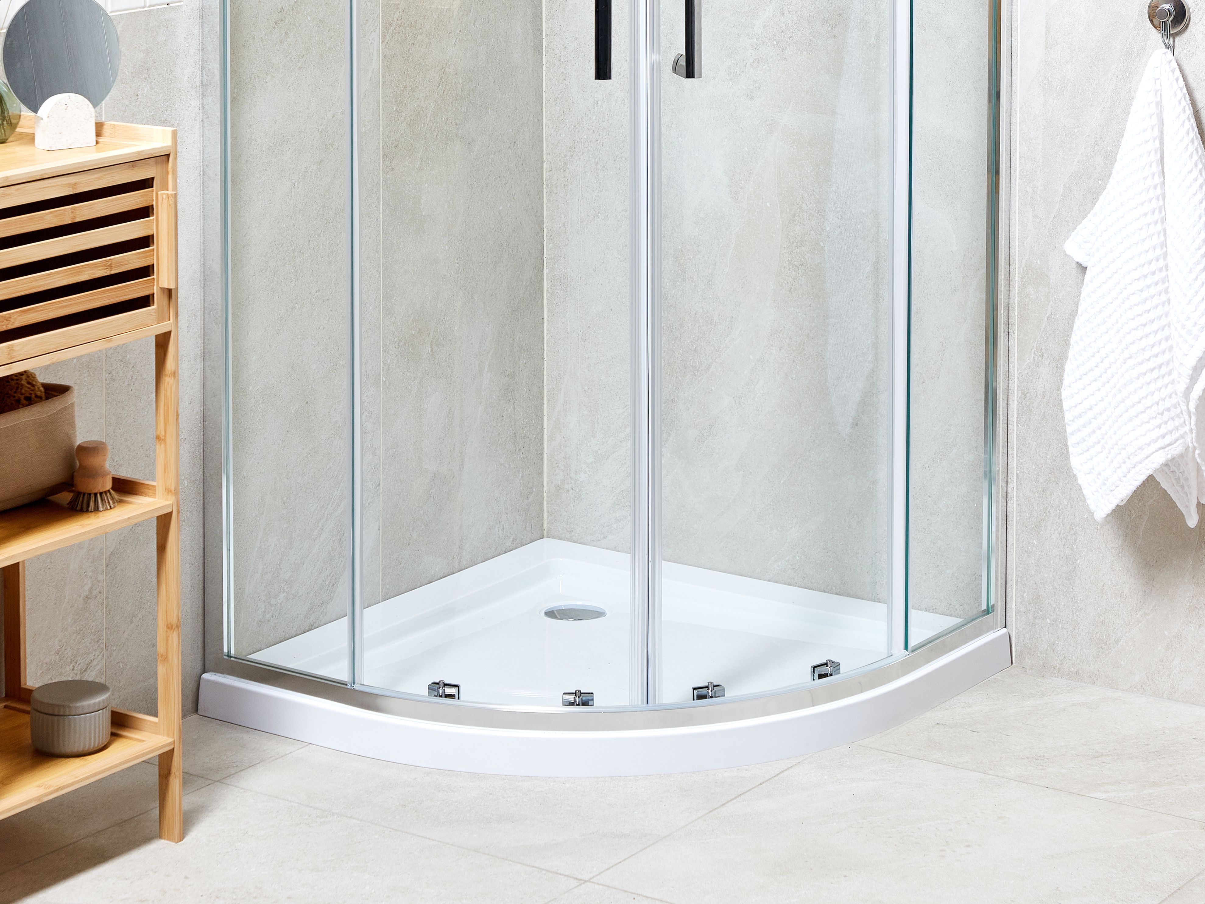 Shower Tray ALISO 900 x 900 x 70 mm White