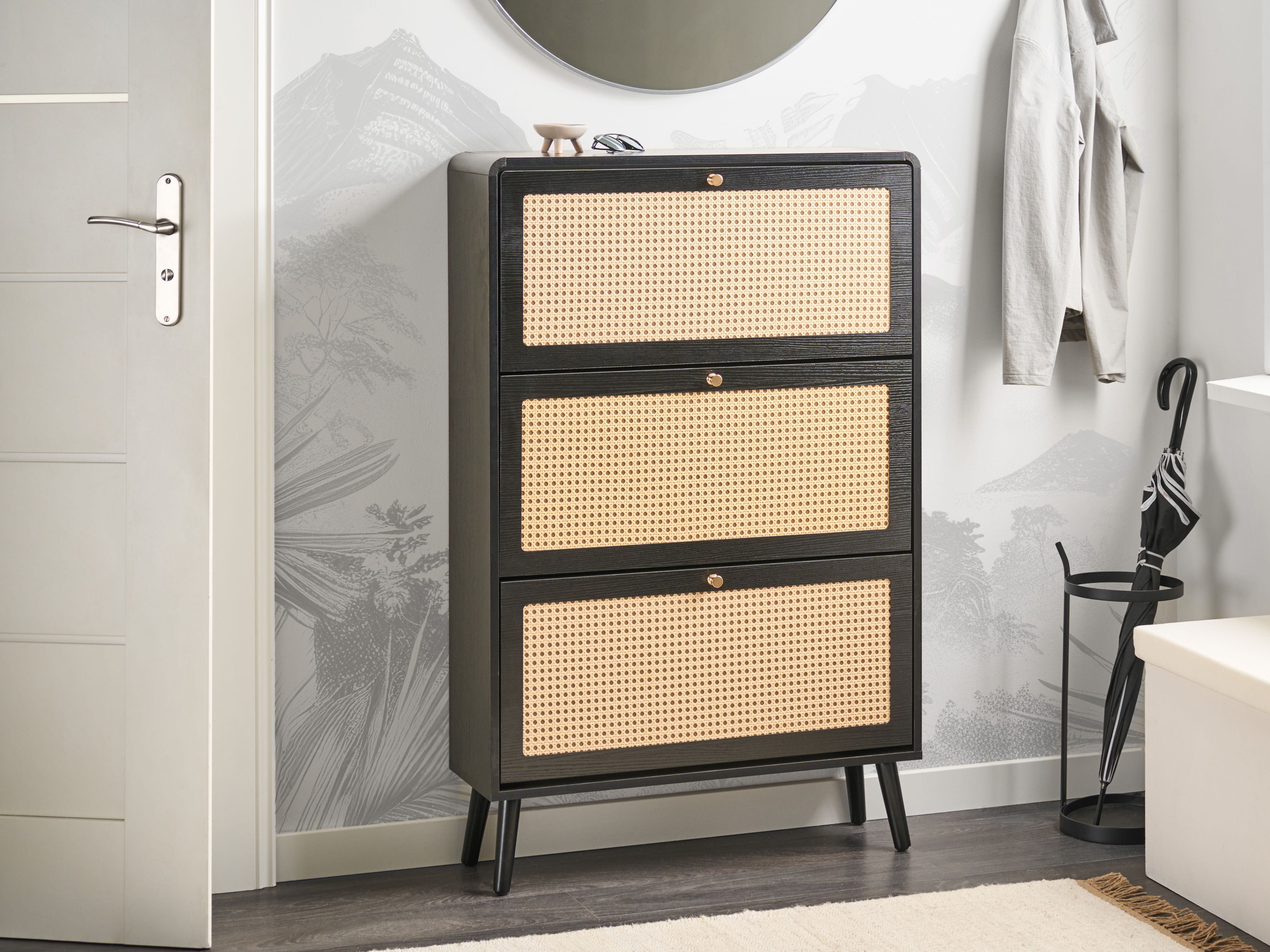 Shoe Storage Cabinet MOURA Black