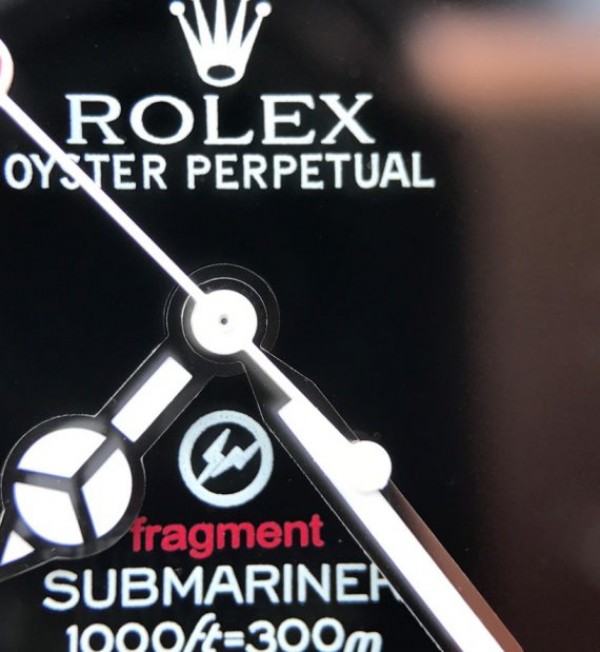 Replica Rolex Submariner Fragment Black Dial Ceramic Bezel Rubber Strap A2836 - Top club