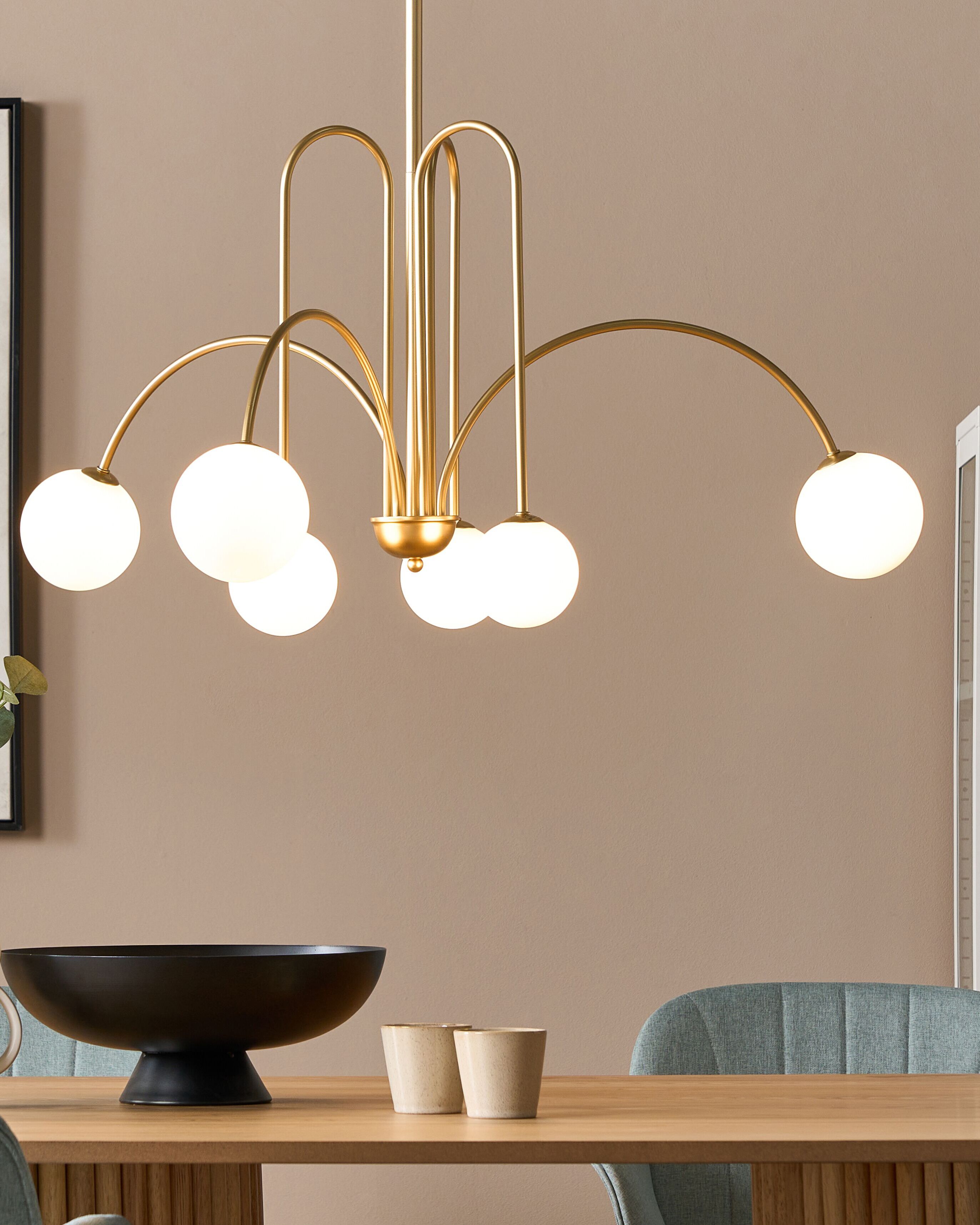 Chandelier FORBES Metal Gold