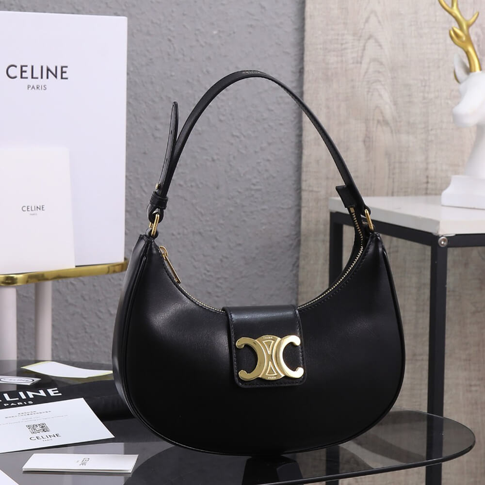 CELINE MEDIUM AVA TRIOMPHE BAG in Smooth Calfskin1:1High-quality replica