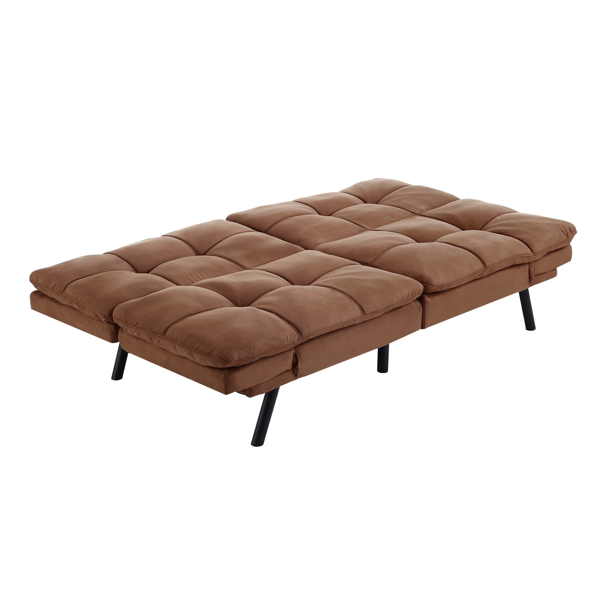 Mainstays Memory Foam Futon with 72",Black - Image 36