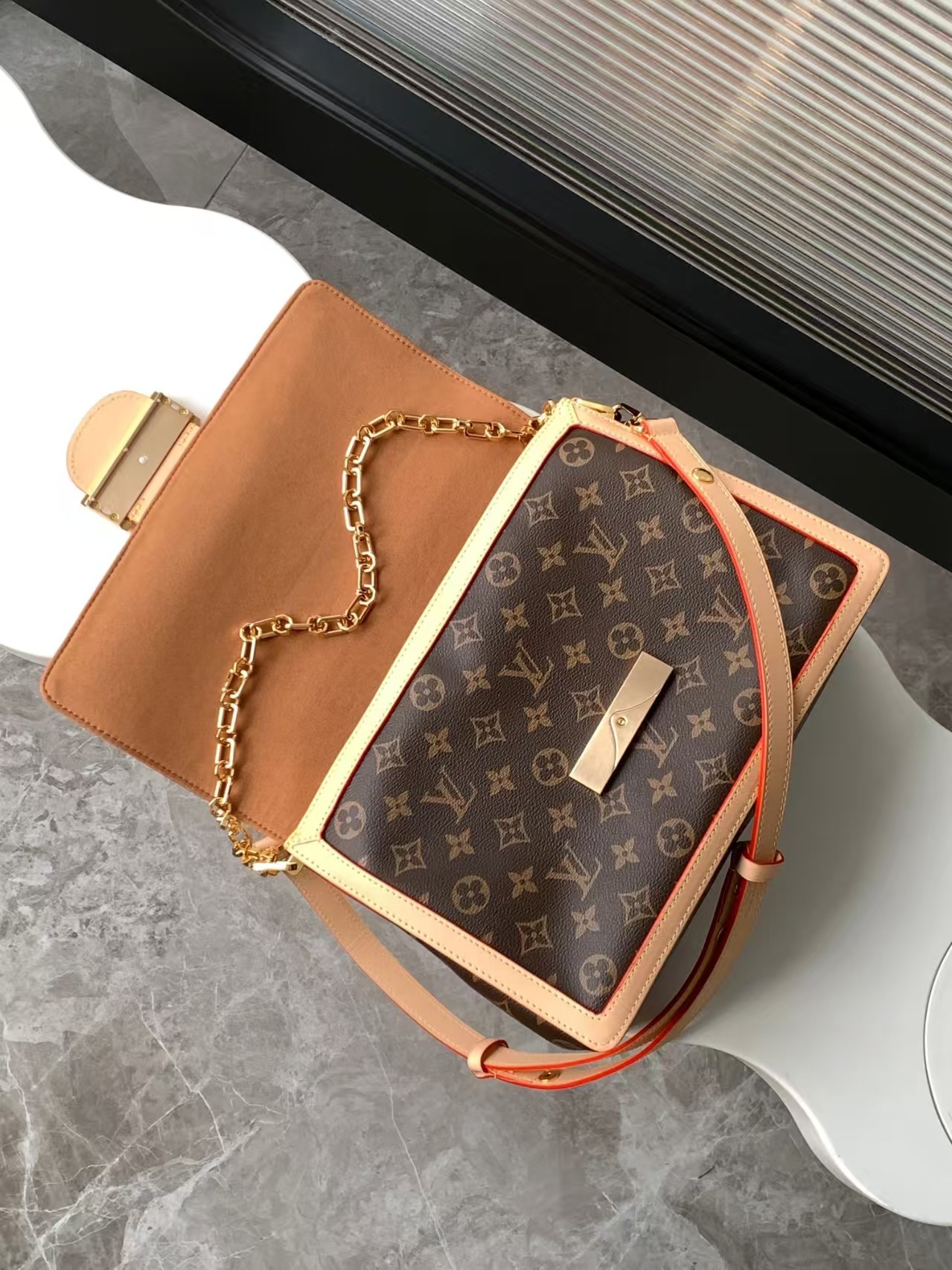 Louis Vuitton Dauphine Soft GM Bag1:1High-quality replica