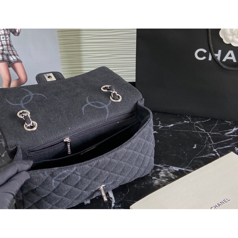 Replica Chanel Denim Classic Flap Medium Bag As20711:1High-quality replica