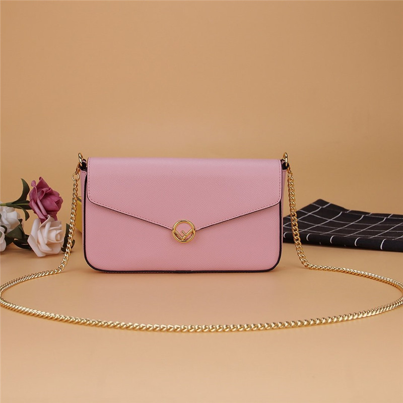 Fendi three-piece wallet pink - Replicaclubs